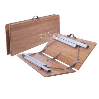 MESA DE MADERA BAMBÚ 100*72