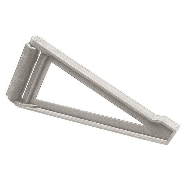 ESCUADRA MESA PVC GRIS 190mm