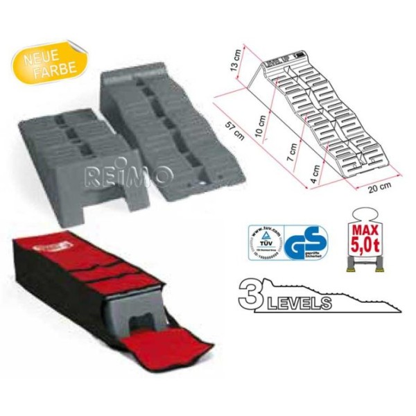 CALZOS 3 NIVELES  DE HASTA 5000KG CON BOLSA