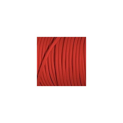 CLABLE DECORATIVO TEXTIL  ROJO  Y NEGRO