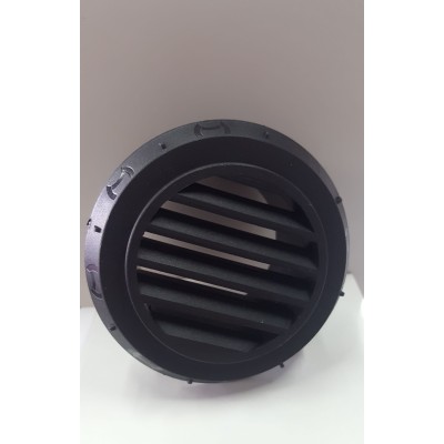 SALIDA DE AIRE PARA CALEFACCIÓN  D60 45 GRADOS (NEGRA)