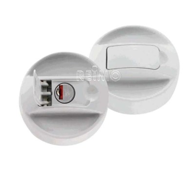 CIERRE DEL TANQUE CON TAPÓN Y SIN LLAVE  COLOR BLANCO.