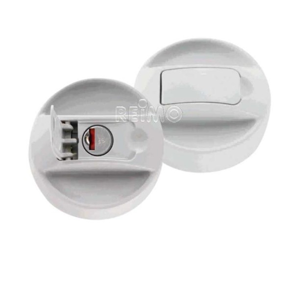 CIERRE DEL TANQUE CON TAPÓN Y SIN LLAVE  COLOR BLANCO.