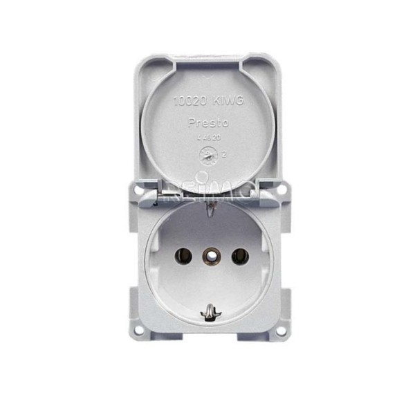 ENCHUFE EMPOTRADO 230VCOLOR GRIZ ANTRACITA