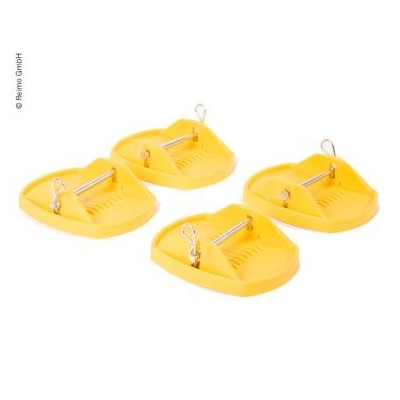 PLACAS DE SOPORTE DE CARAVANA 4 PIEZAS