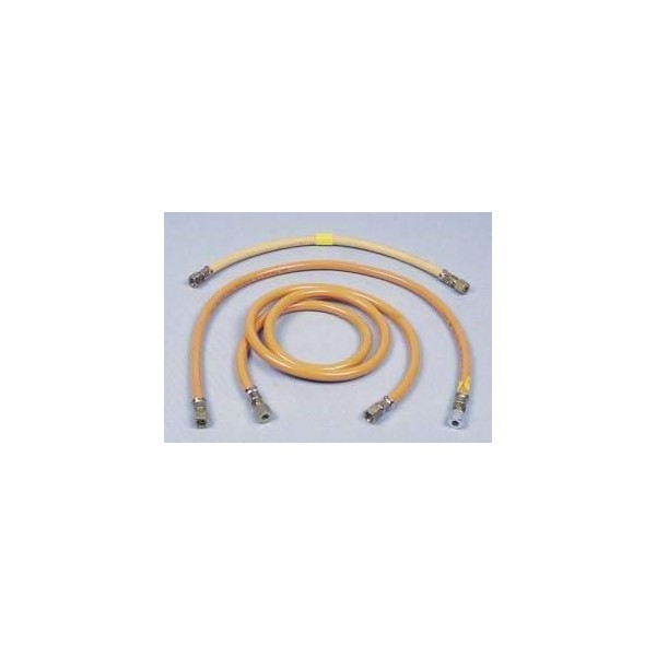 MANGUERA DE GAS 1X1/4 PARA ROSCA IZQUIERDA Y AJUSTE DE COMPRESIÓN