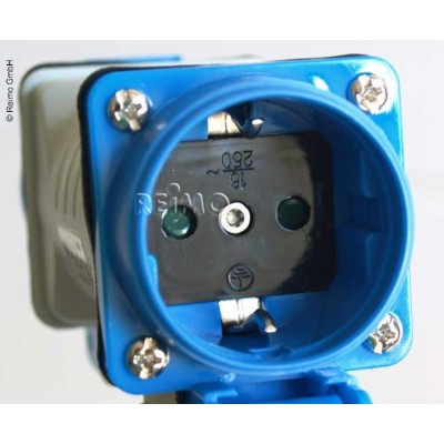 TOMA DOBLE Y CABLE DE PROLONGACION 230V