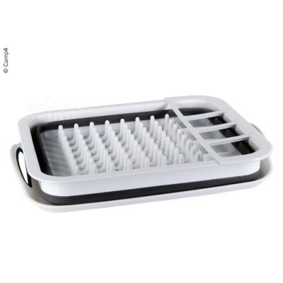 ESCURRRIDOR DE PLATOS  DE SILICONA Y PLASTICO PLEGABLE