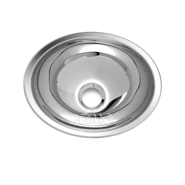 LAVABO OBAL  ACERO INOXIDABLE 340MM