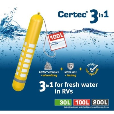 CÁPSULAS MINERALIZANTES Y VITALIZANTES PARA DEPÓSITOS DE AGUA 100l