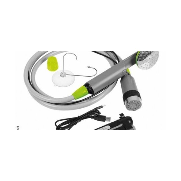 DUCHA DE CAMPING CON BATERIA INCLUIDA