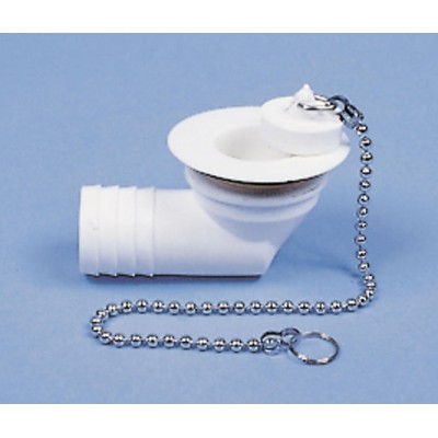 DESAGUE ACODADO PARA  MANGUERA 1¨