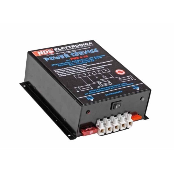 CARGADOR DE BATERIA PWS 4-30, 12V, 30A, PARA ALTERNADOR DE 90.