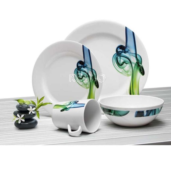 JUEGO DE VAJILLA LUCCA16 PIEZAS APTA PARA 4 PERSONAS