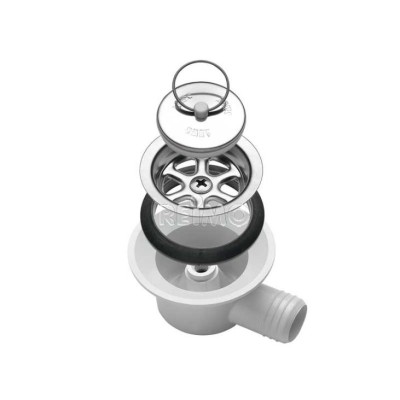 DESAGÜE ACODADO PARA 25MM