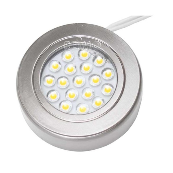 LED EMPOTRABLE 1W/18SMD COLOR NIKEL
