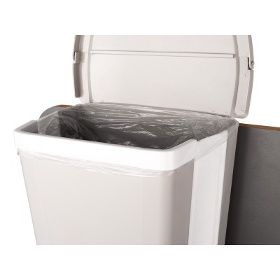 BASURERO CON PLASTICO Y SILICONA PLEGABLE  5L