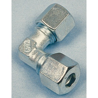 RACOR EN CODO 8x8MM  CORTANTE, PARA CONEXIÓN A GAS