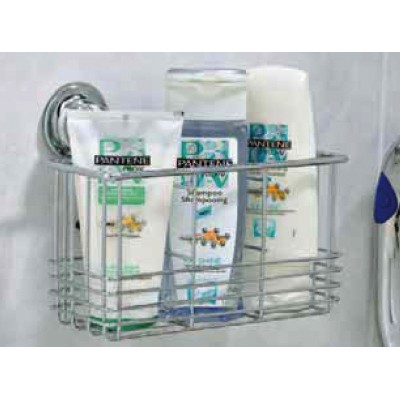 CESTA PARA BAÑO CON VENTOSAS 20X17X11CM