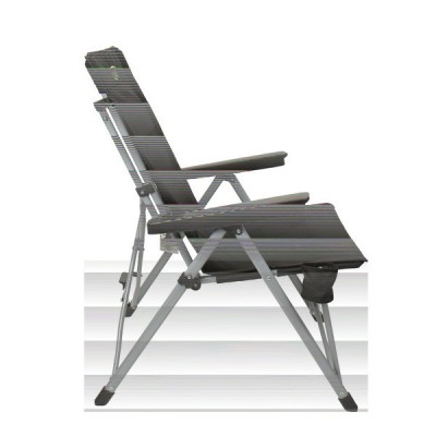 SILLA PLEGABLE  PALMA  CON  REPOSABRAZOS Y RESPALDO 3 POSICIONES