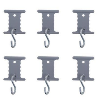 PERCHAS Y GANCHOS PARA  TOLDO 6PCS