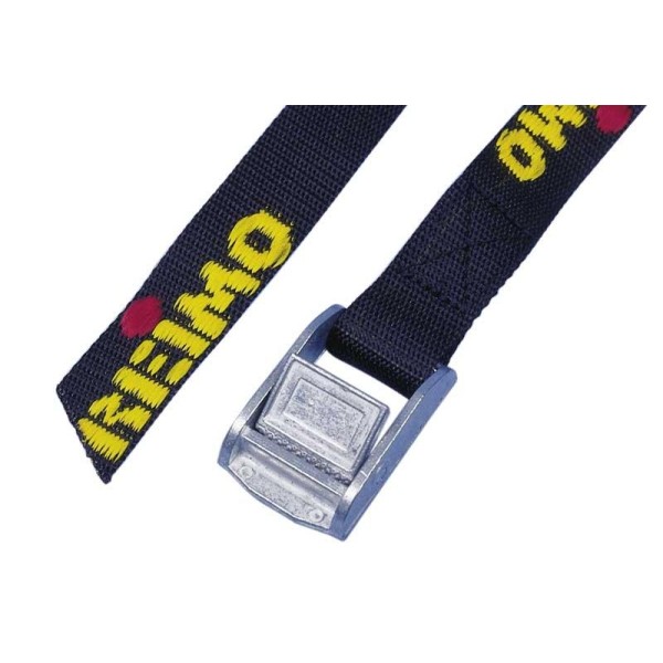 CORREA DE AMARRE, CINCHAS CON HEBILLA 2M X2.5CM REIMO.