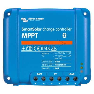 REGULADOR SOLAR MPPT100/20A CON BLUETOOTH  VICTRON