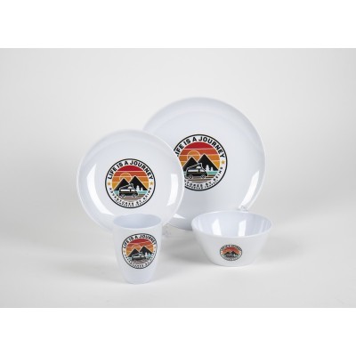 JUEGO DE VAJILLA, MENAJE EN MELAMINA JOURNEY