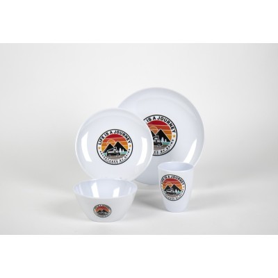 JUEGO DE VAJILLA, MENAJE EN MELAMINA JOURNEY