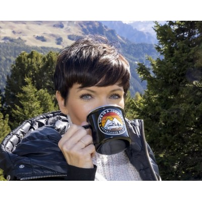 TAZA ESMALTADA  JOURNEY-350ML