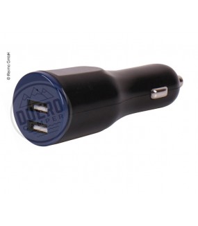 CARGADOR USB PARA MECHERO 2.4A